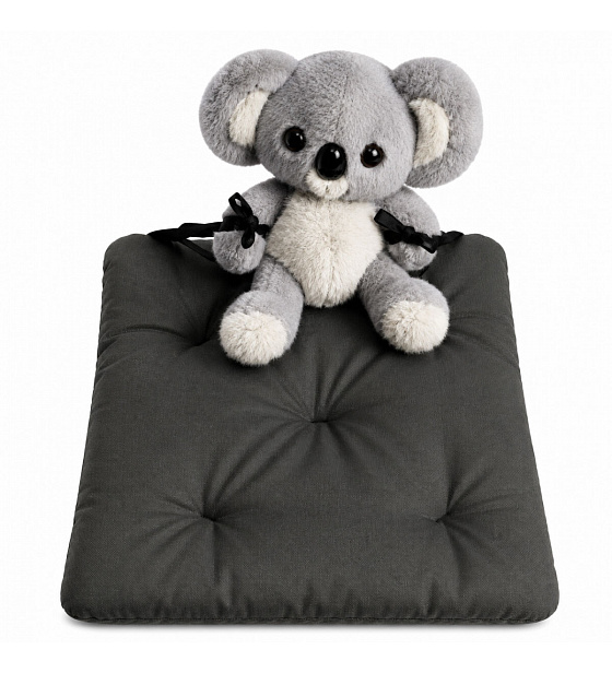 Waterproof garden seat cushion Oxford graphite, 40 × 40 cm