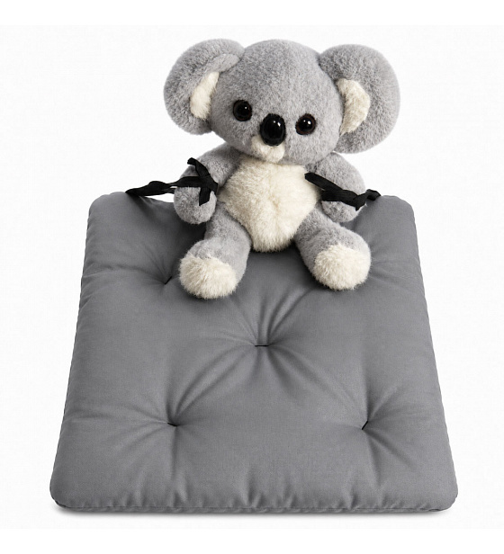 Waterproof garden seat cushion Oxford grey, 40 × 40 cm