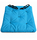 Waterproof garden seat cushion Oxford turquoise, 40 × 40 cm