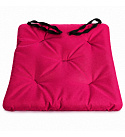 Waterproof garden seat cushion Oxford pink, 40 × 40 cm
