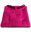 Waterproof garden seat cushion Oxford fuchsia, 40 × 40 cm