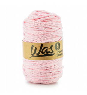 Cotton cord 5mm, 100m, pink 090