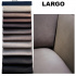 Sample of Eco-leather Largo, upholstery fabric, 17x19 cm