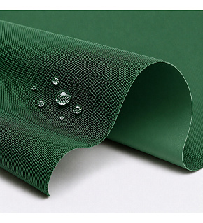 Waterproof fabric Kodura PVC coating 600D, 360 g/m², width 150 cm, dark green