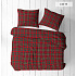 Christmas cotton fabric, by the meter, width 160 cm, Christmas motif on Red