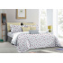 Flannel duvet cover with zipper, color White, 140x200 cm