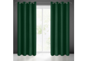Blackout curtain with grommets TM. GREEN 135X250 cm