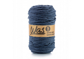 Cotton cord 5mm, 100m, denim 300