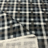 Cotton flannel fabric Checkered Gray 2x2 cm