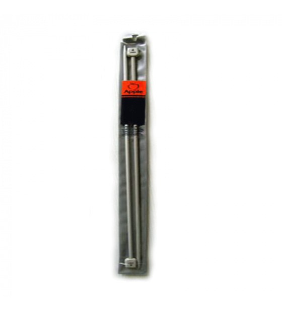 Straight aluminum knitting needles 2.5