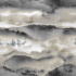 Velvet upholstery fabrics with print, Mountains and mist