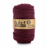 Cotton cord 5mm, 100m, color burgundy 180