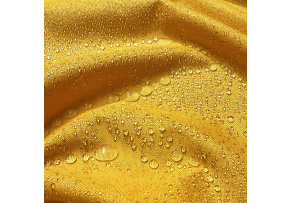 Water-repellent Oxford fabric with PU coating, 200 g/m², width 160 cm, yellow