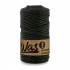 Cotton cord 3mm, 100m, BLACK