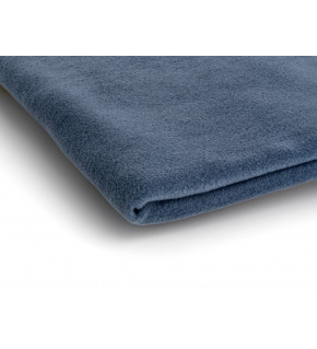 Polar fleece fabric 200 g/m², width 150 cm, denim, by the meter