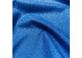 Water-repellent Oxford fabric with PU coating, 200 g/m², width 160 cm, blue