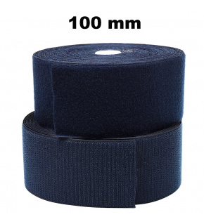 Sew-on Velcro Tape Hook and Loop Set Navy 100 mm x 25 m Sew-on Velcro Tape Hook and Loop Set Navy 100 mm x 25 m