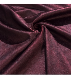 Velvet upholstery fabric, Infinity, Ruby Red