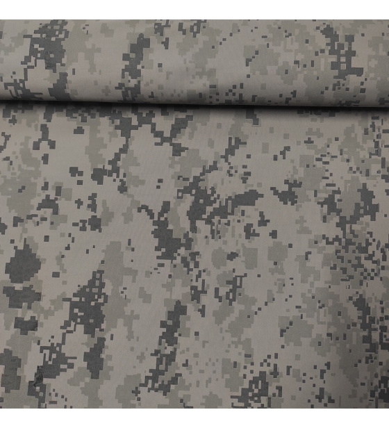 Vodu odpuzující látka na Pláštěnky, Bundy vzor pixel Tytan, 120 gr/m2