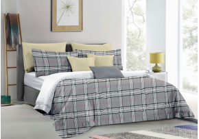 Flannel bedding with zipper, color Gray, 140x200 cm Flannel bedding with zipper, color Gray, 140x200 cm