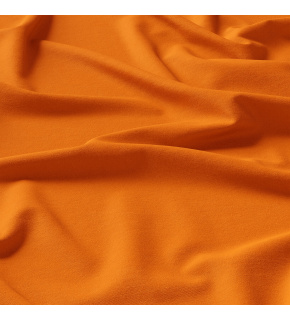 Solid-colored cotton fabric, 125 g/m², width 160 cm, orange