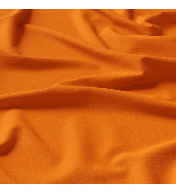 Solid-colored cotton fabric, 125 g/m², width 160 cm, orange