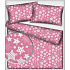 Children's cotton fabric 100% cotton, 125 g/m², width 160 cm, white gingerbread on amaranth