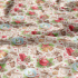 Christmas cotton fabric, by the meter, width 160 cm, Christmas decorations on St.Beige