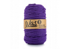 Cotton cord 5mm, 100m, purple 140