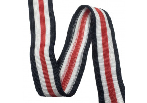 Striped tape 25 mm color Blue Mix-01