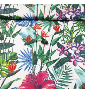 Cotton fabric 100% cotton, 125 g/m², width 160 cm, Jungle Emerald