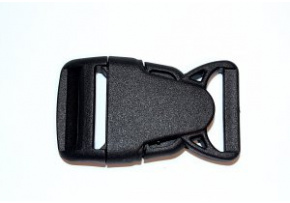Plastic buckle 30 mm black pattern 3