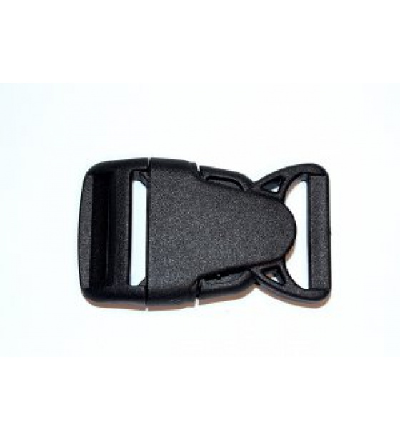 Plastic buckle 30 mm black pattern 3
