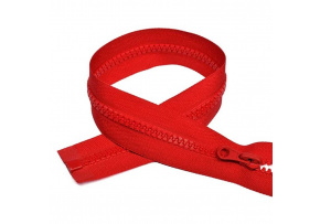 Zipper cube 5 mm 65 cm divisible Red