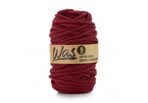 Cotton cord 9mm, 50m, burgundy 170