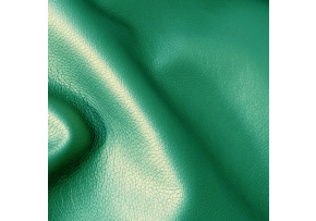 Eco-leather SOFT, color Green, glazed, faux leather by the meter