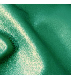 Eco-leather SOFT leatherette by the meter, 380 g/m², width 145 cm, green, glazed