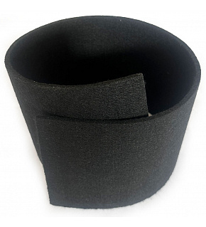 Technical felt 4 mm color Black, width 100 cm