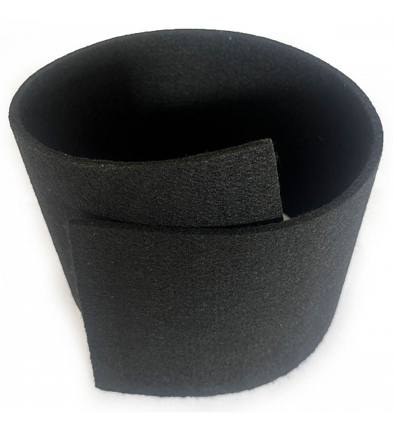 Technical felt 4 mm color Black, width 100 cm