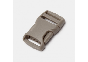 Plastic buckle 30 mm color beige
