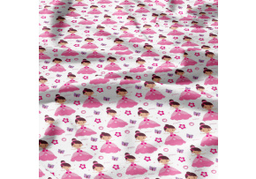 Cotton fabric, by the meter. Little Pink 90 cm