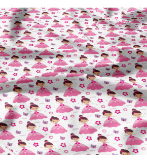 Cotton fabric, by the meter. Little Pink 90 cm