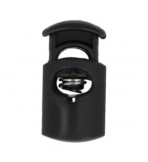 Cord stoppers 5 mm color black pattern 038