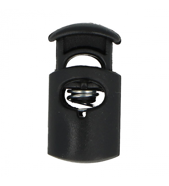 Cord stoppers 5 mm color black pattern 038