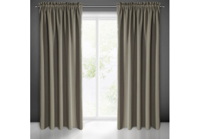 Blackout curtain with pleating tape CAPPUCCINO 135X270 cm