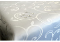 Water-repellent Vintage Tablecloth, 140x180 cm, White color, stain-resistant