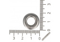 Metal Eyelets 10 mm Chrome - 10 pcs