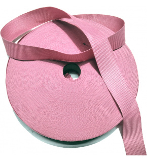 PES edging strip 25 mm color pink