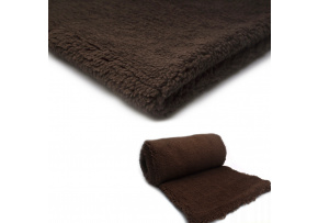 Minky Lamb Dark. Brown 06