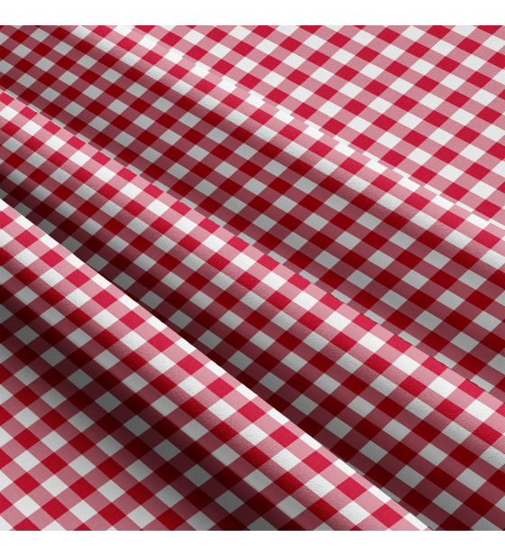 Children's cotton fabrics, by the meter. 8 mm Cube, Red